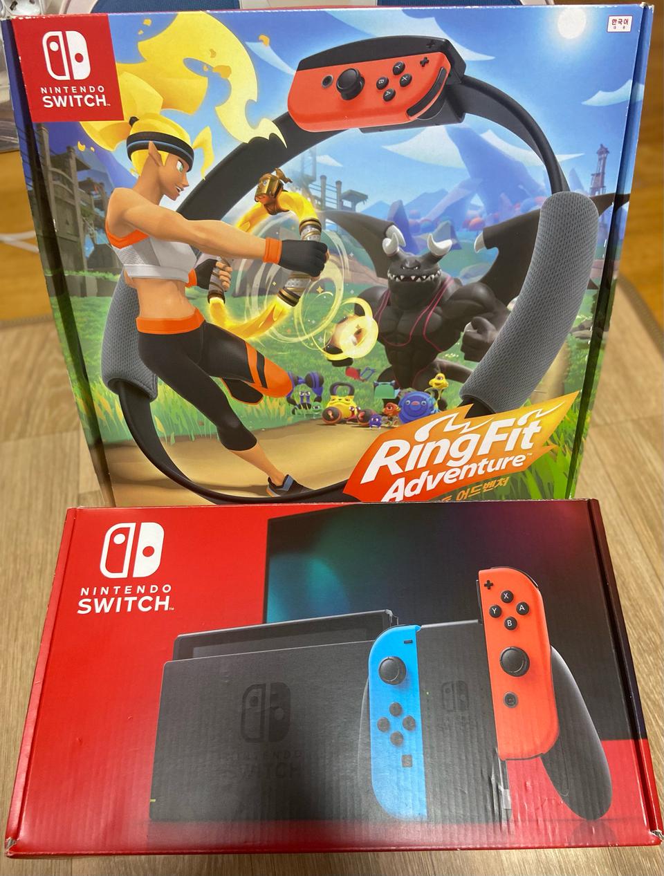 닌텐도스위치베터리개선&링피트어드벤처&칩3개