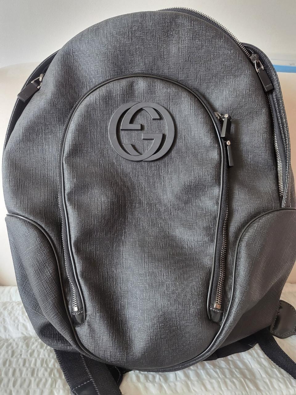 구찌 정품 pvc 백팩