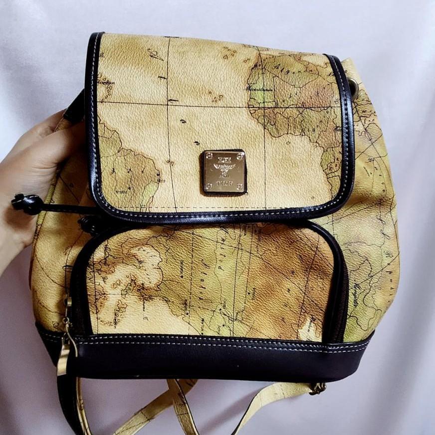 지도 가방 백팩 복조리가방 버킷백