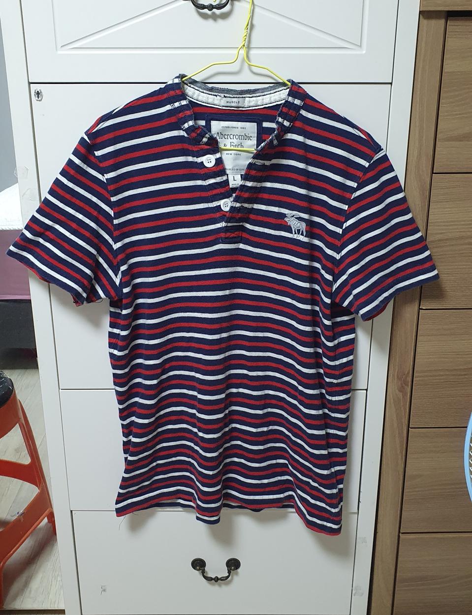 아베크롬비앤피치 반팔 티셔츠 L 105 사이즈(muscle)