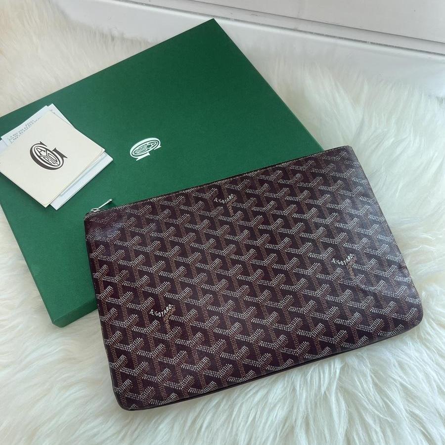 고야드 세나클러치mm 스페셜컬러 버건디