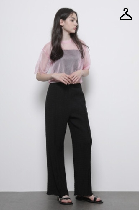 SJYP 링클 텍스쳐 팬츠 플리츠바지/자라 시스템 산드로 루쥬 마쥬 마인