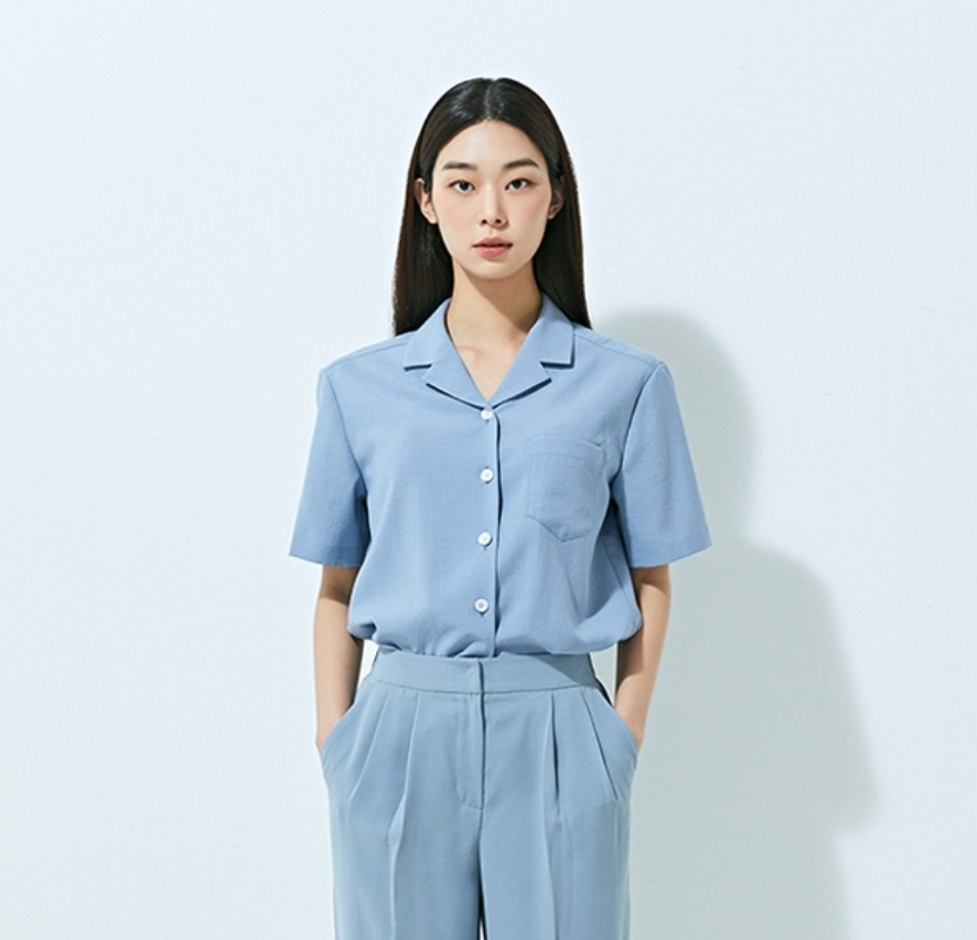 [새상품] 미쏘 테일러드카라 블라우스 / 미쏘 코스 폴로 로엠 헤지스