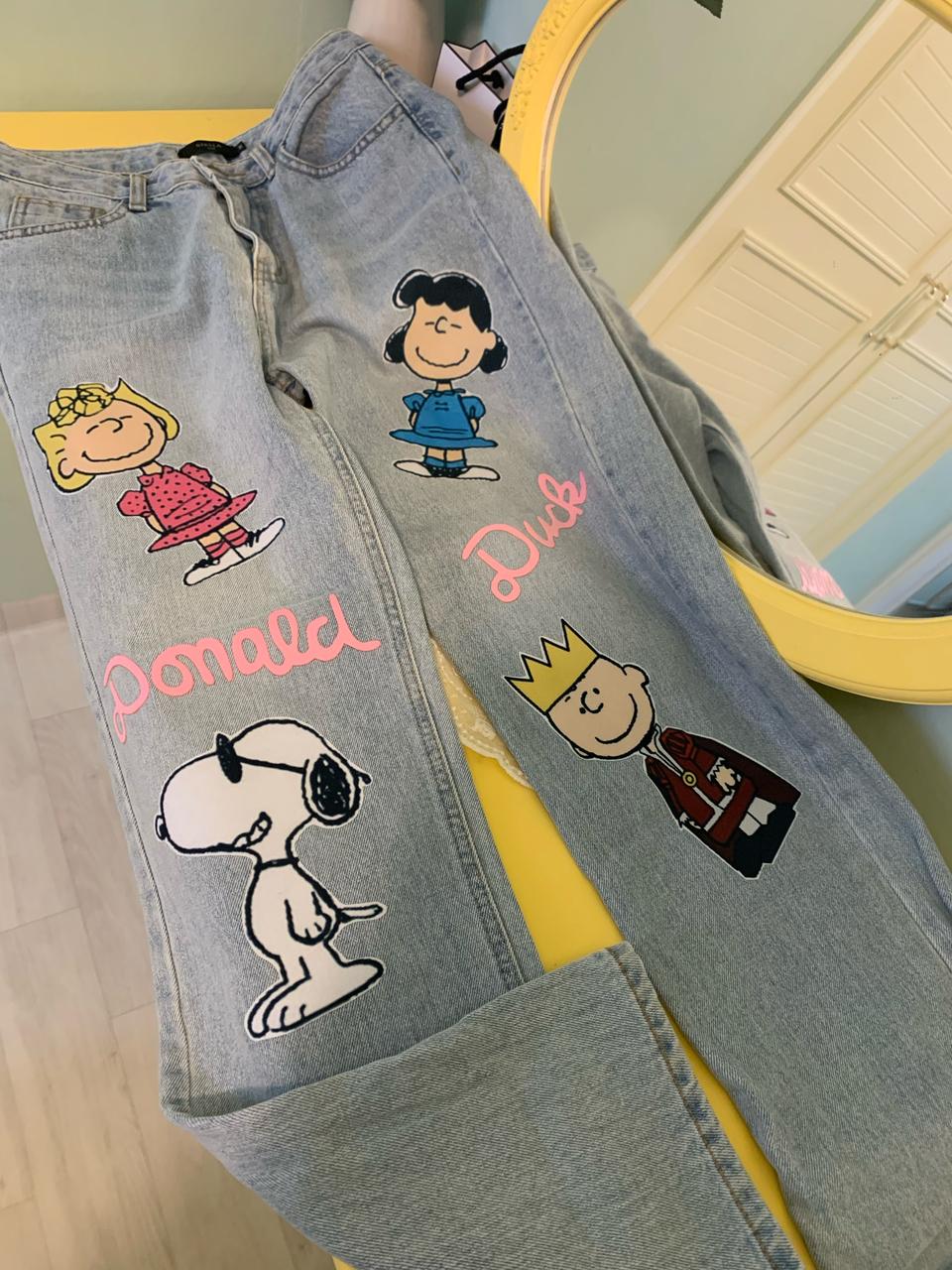 스누피 팬츠 (m ) (새상품)