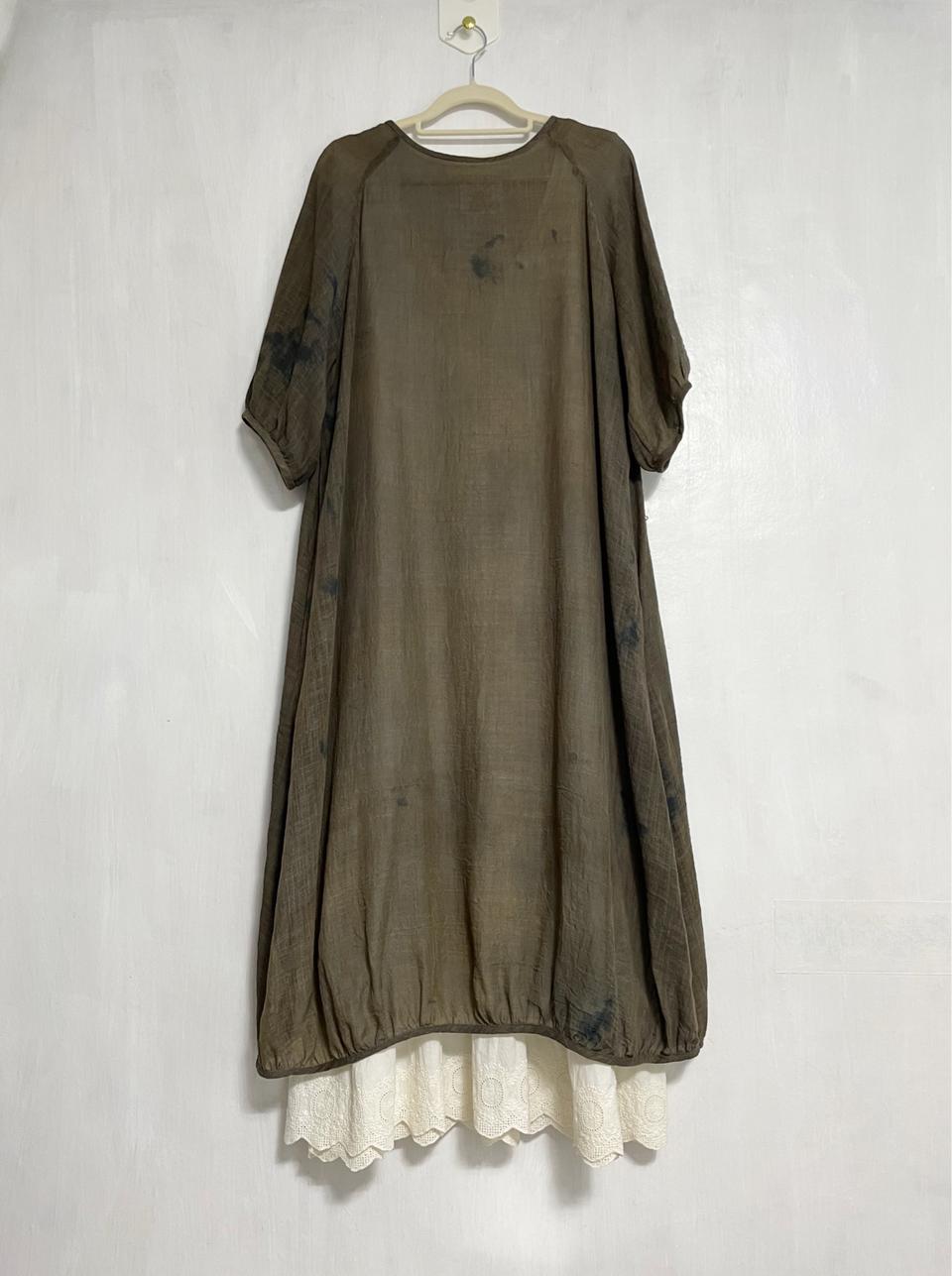 천연염색 마 롱 원피스, 레이스 원피스 세트