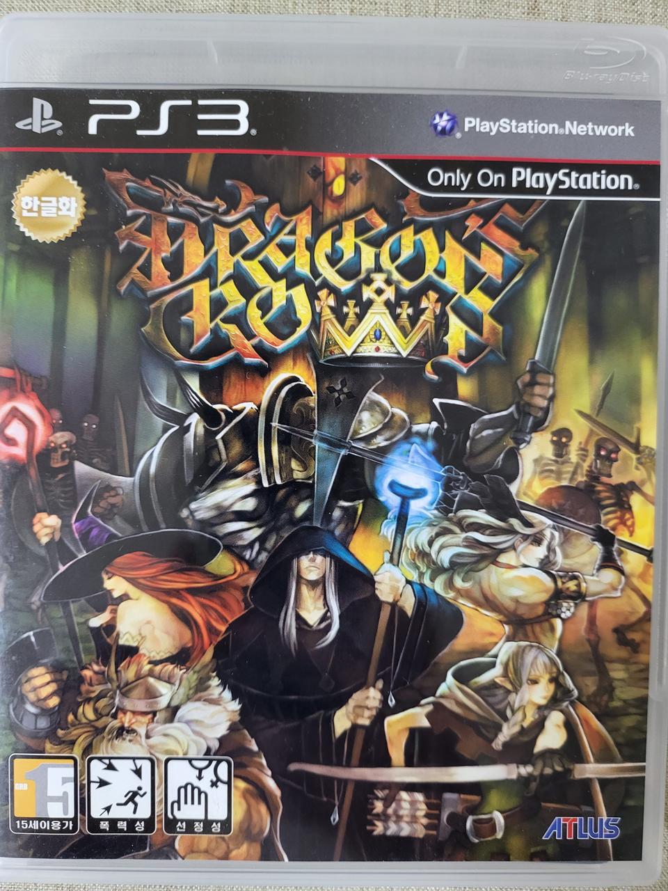 드래곤즈 크라운 정발 한글판 중고 무료배송 PS3