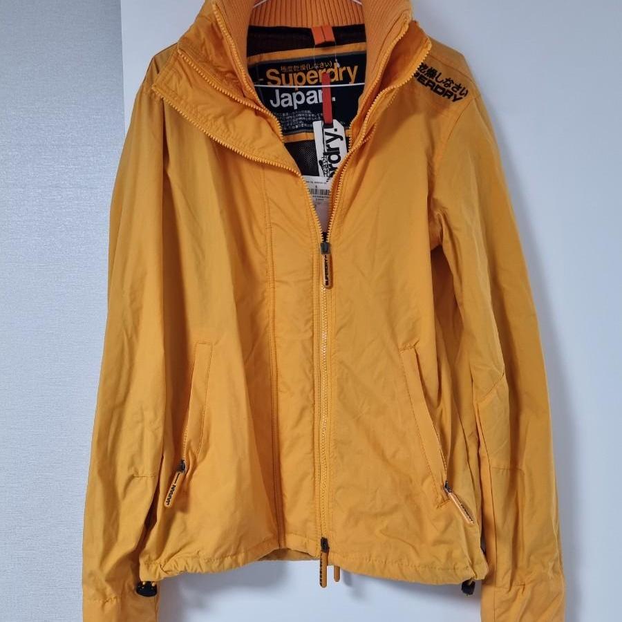 새상품/ 수퍼드라이 윈드치터 바람막이 개나리색