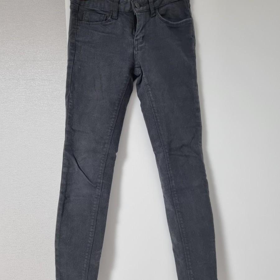 허리26 여자회색 기모바지