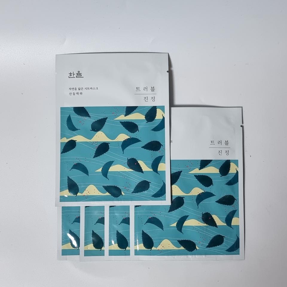 한율 시트마스크 팩 산들박하 5매