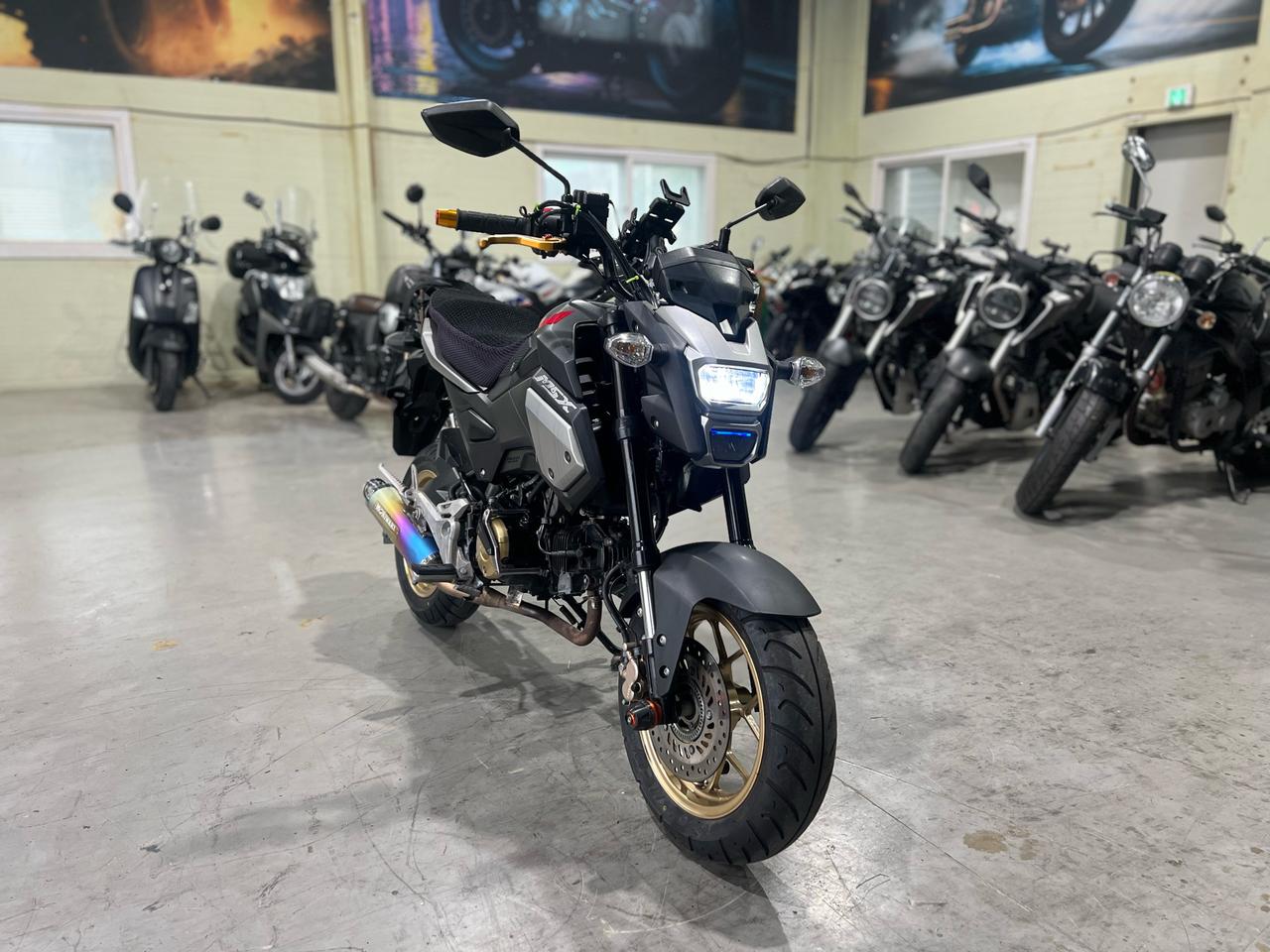 17년식 혼다 MSX125 ABS 모리여끼머플러 튜닝