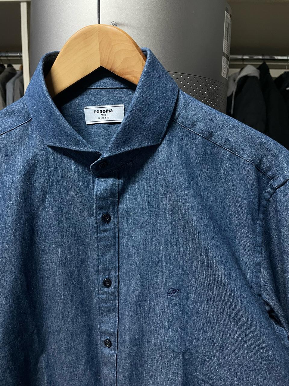새상품) 데님셔츠 레노마