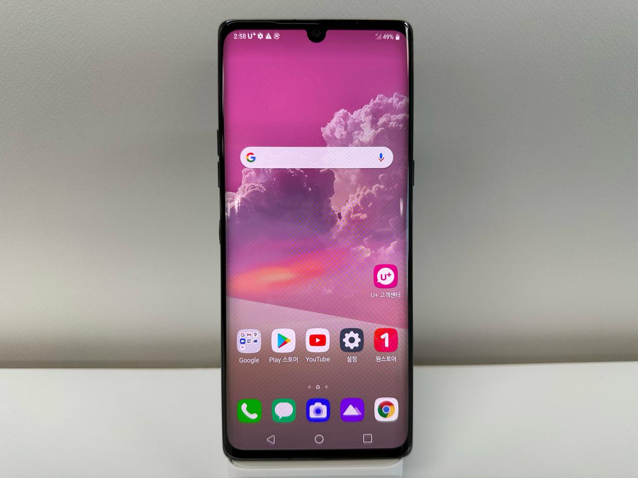 LG벨벳 128기가 블랙 S급 정상해지