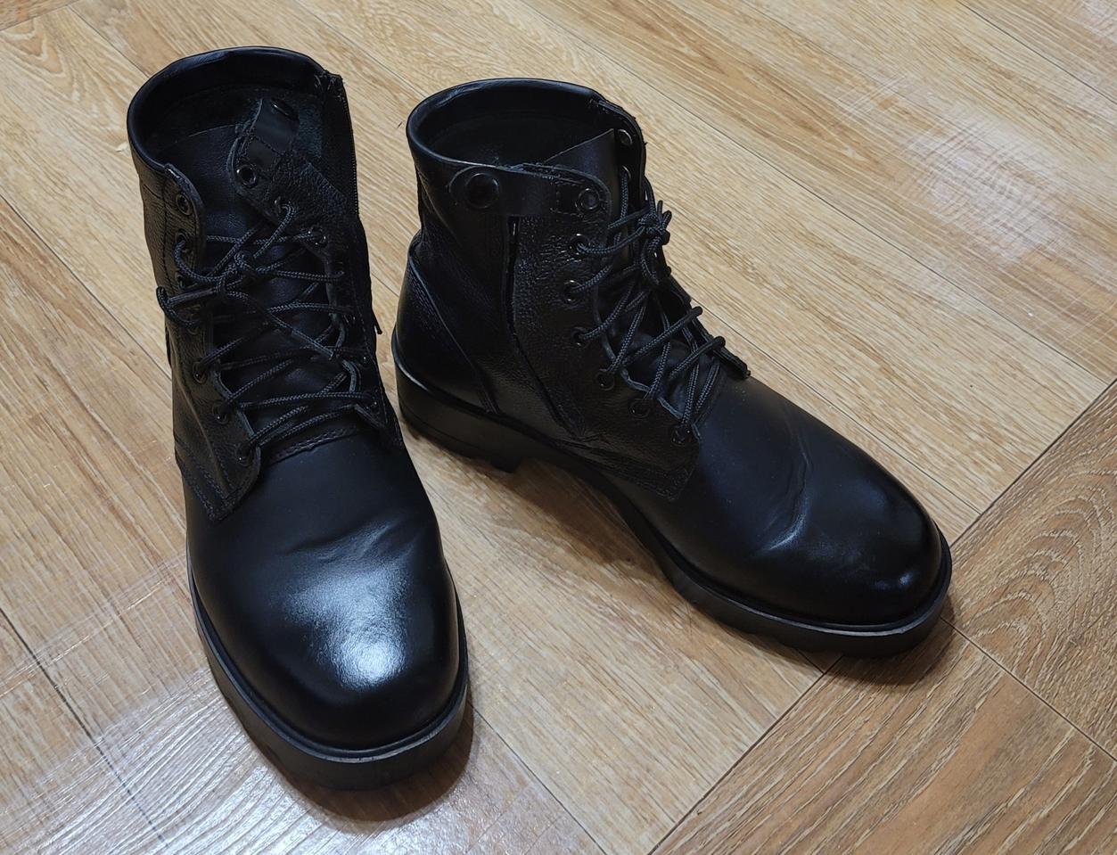 군화/소가죽 워커/ 사제 워커/ 소가죽