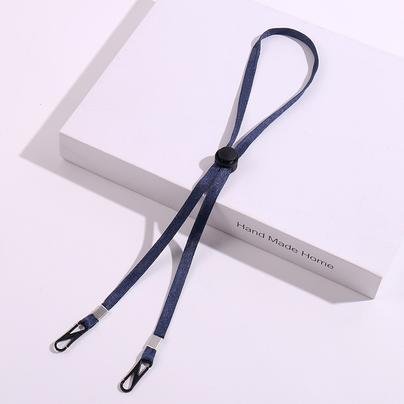 새 파랑색 2pcs 마스크 스트랩 목걸이 줄 걸이 분실방지 조절 끈