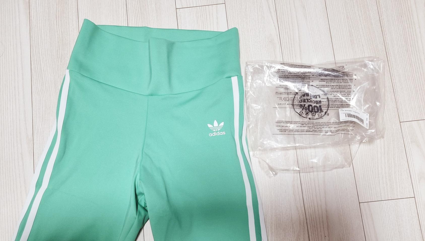 새상품 정품 아디다스 민트 레깅스