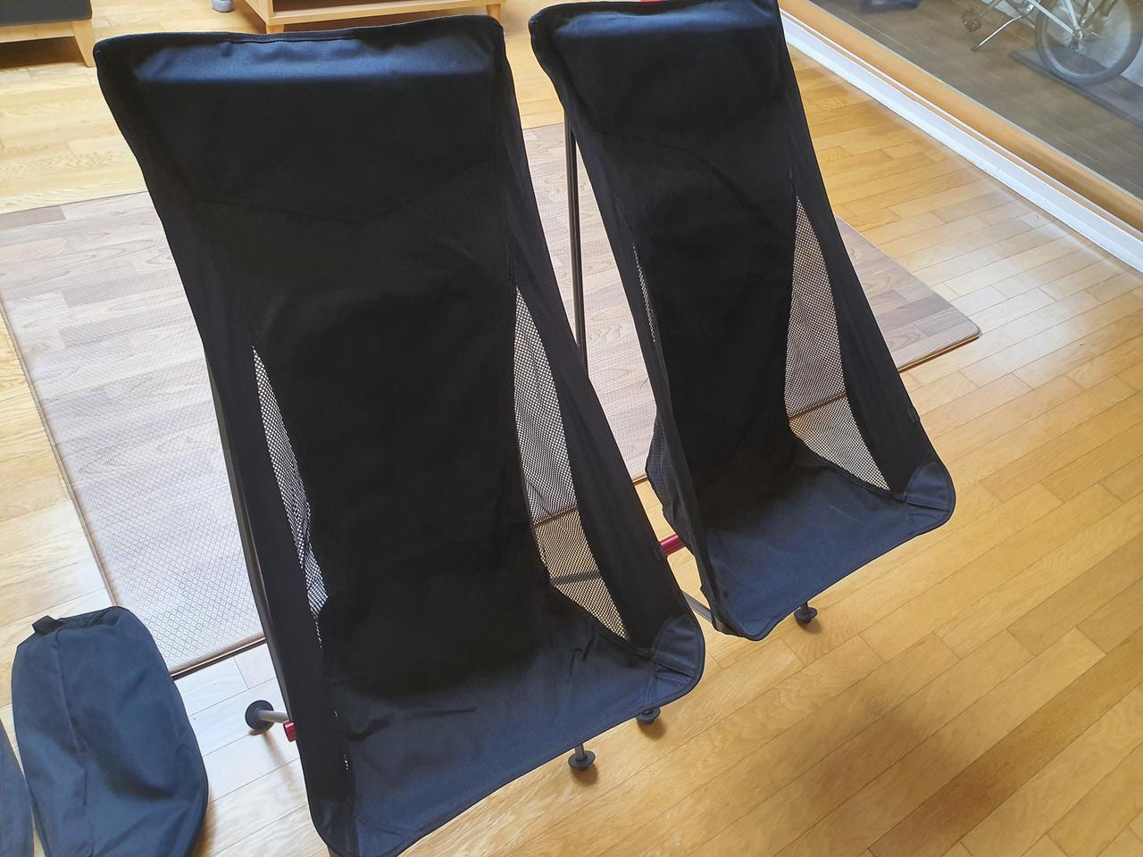 캠핑의자 롱 초 경량체어 2개 일괄 새제품