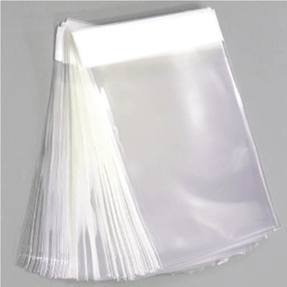 새 14x22+4 200매 투명 접착식 다용도 비닐 봉투 배송 택배