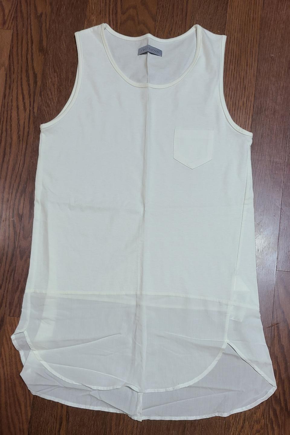 비키 나시 롱티셔츠 새거