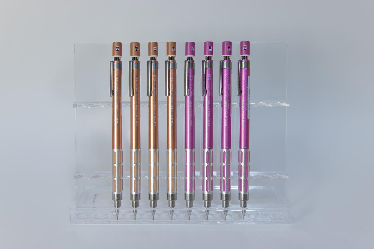 펜텔 그래프1000 리미티드5 오렌지, 바이올렛 한정판샤프