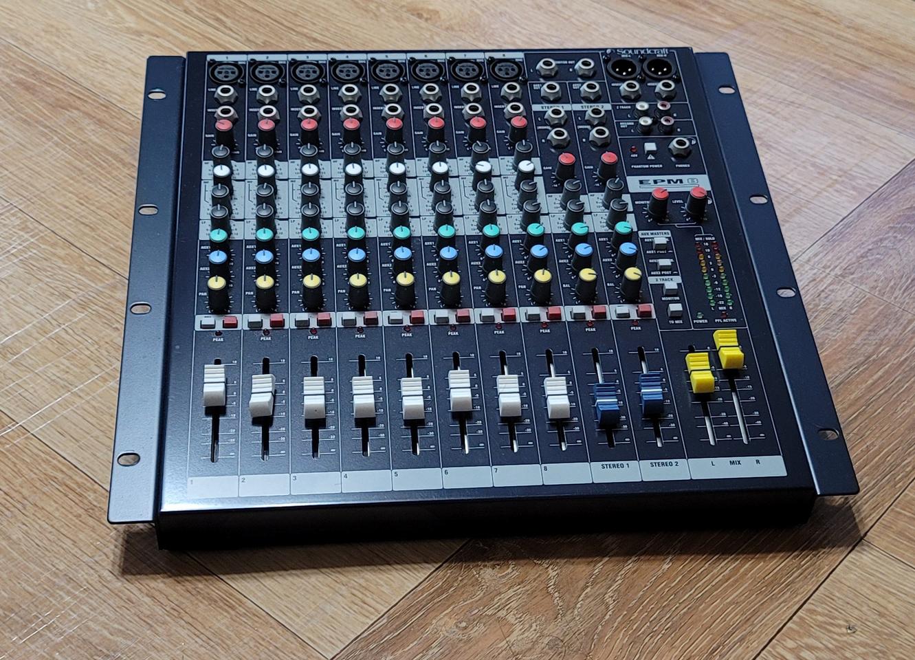 사운드크래프트 믹서/EPM 8/ 앰프 믹서/ 8채널