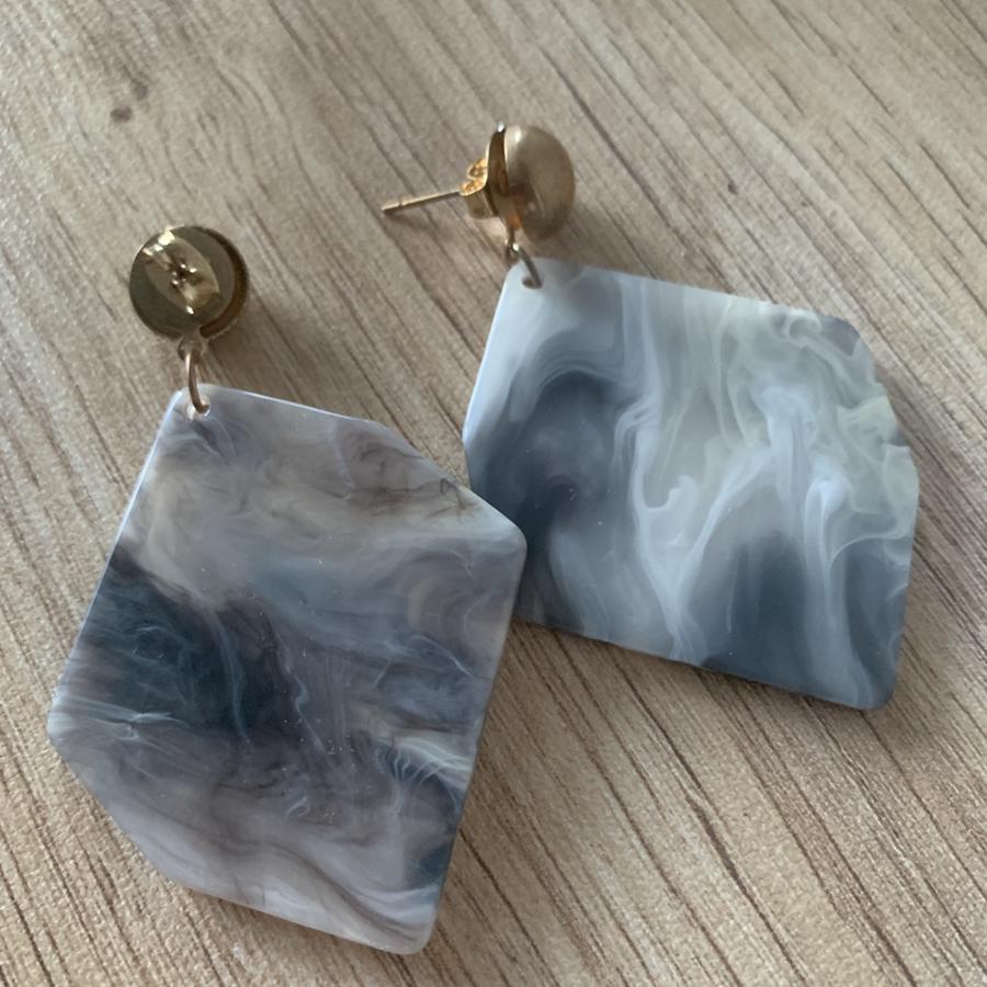 마블 귀걸이 새상품