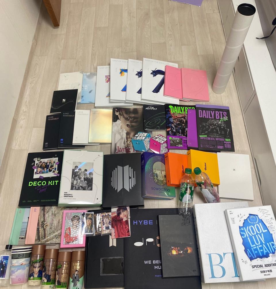 BTS 앨범 및 여태까지 모은거 보냅니다
