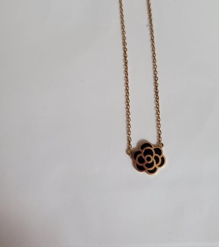 18k카멜리아목걸이