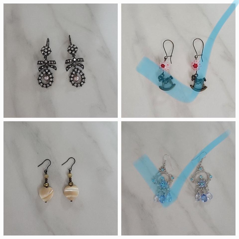 목걸이, 귀걸이, 팔찌 악세사리 모음