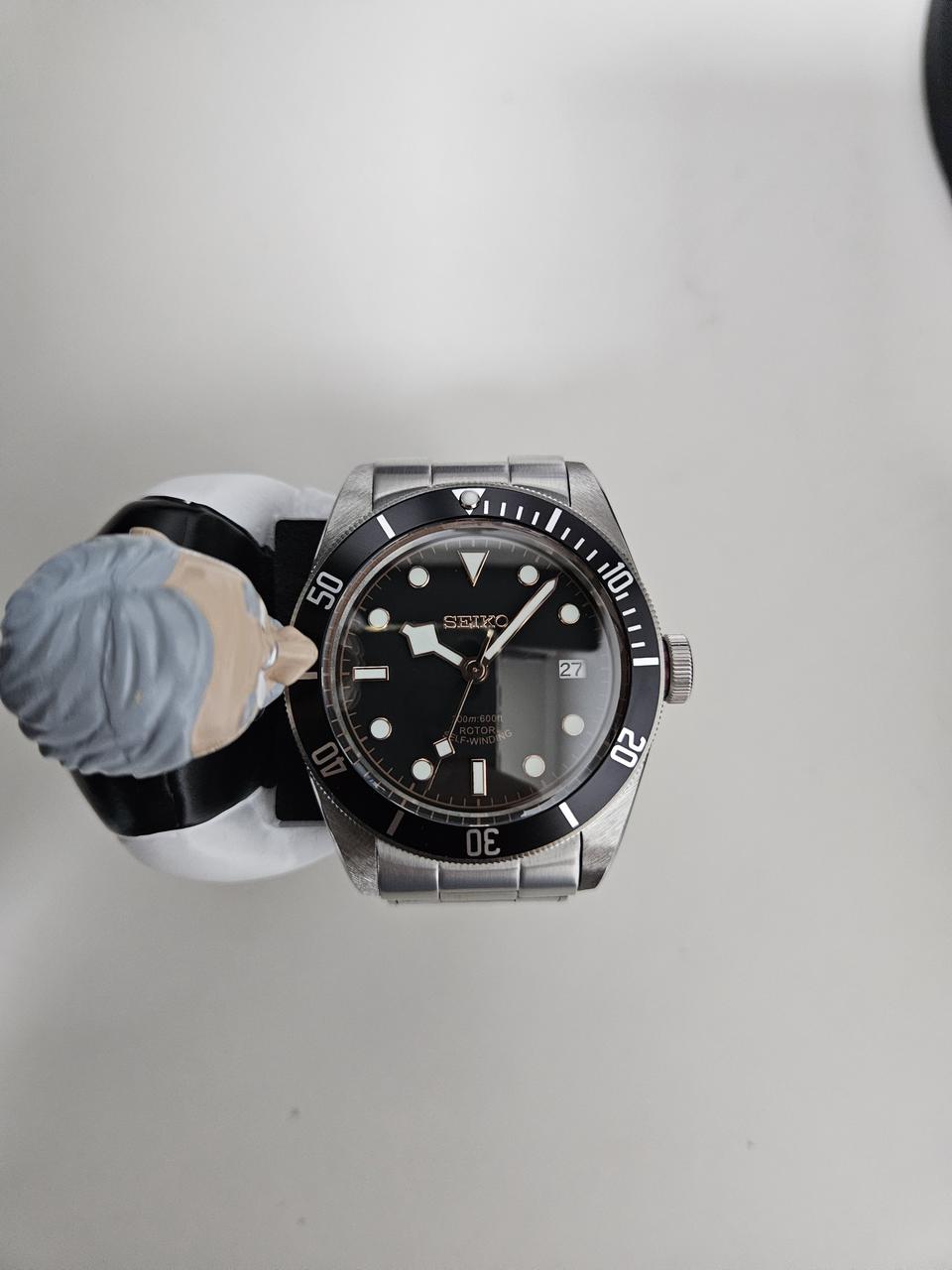 세이코 커스텀 mod 튜더 블랙베이 41mm