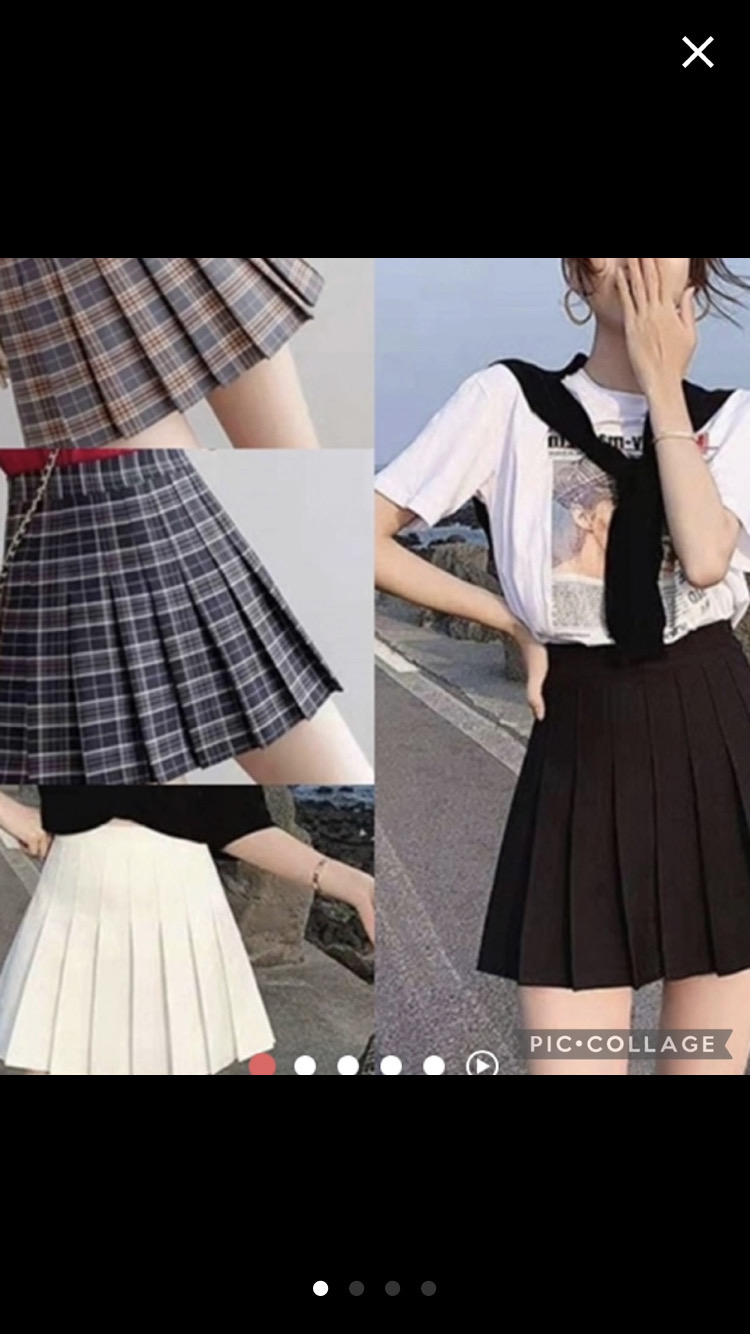 새상품-xl 테니스 주름치마바지,a라인 치마바지