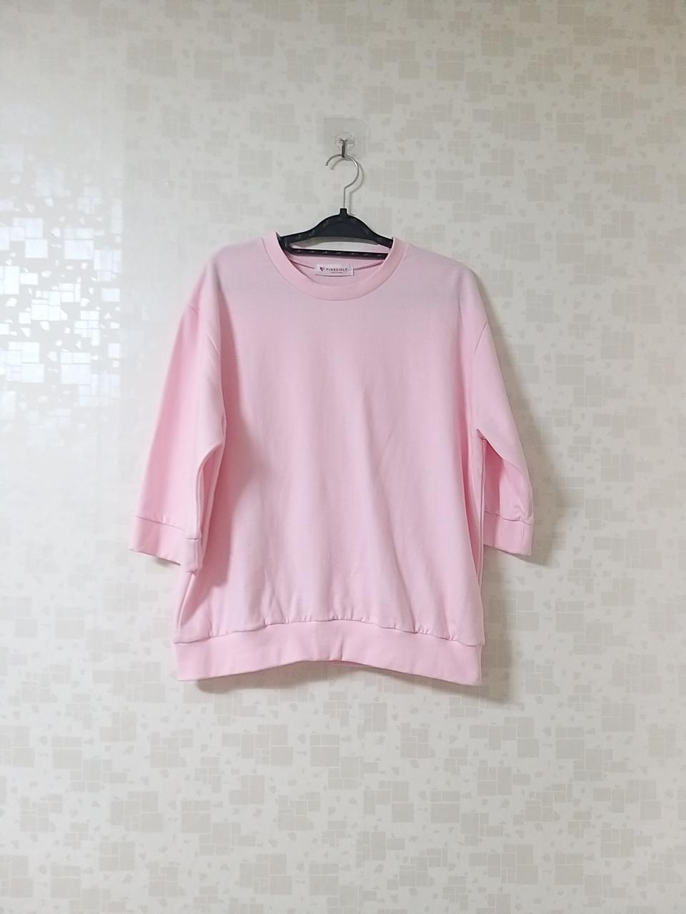 새상품 빅사이즈 7부 반팔맨투맨