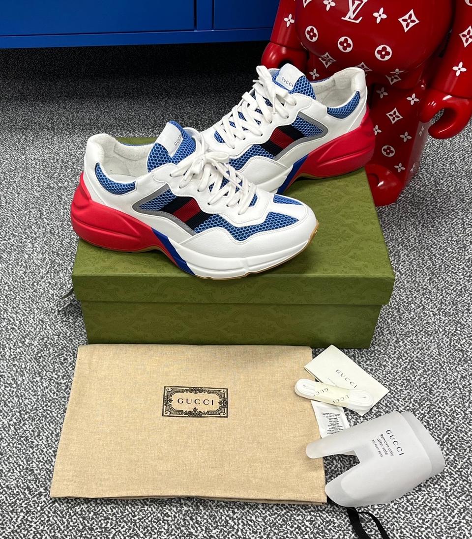 [7.5] 구찌 웹 라이톤 스니커즈 (1회 착용)