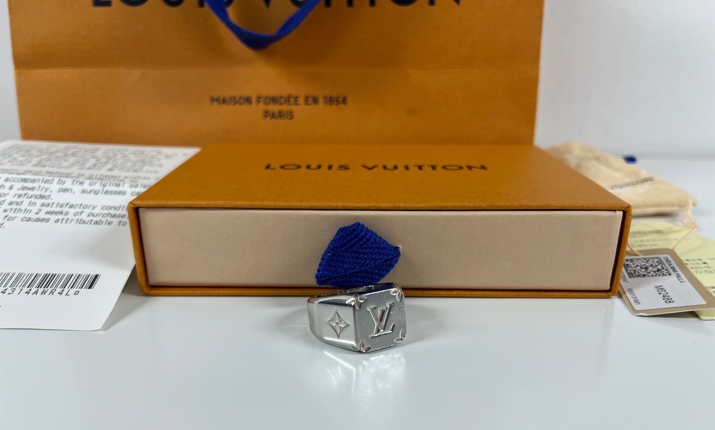 [L] 루이비통 모노그램 남성 반지