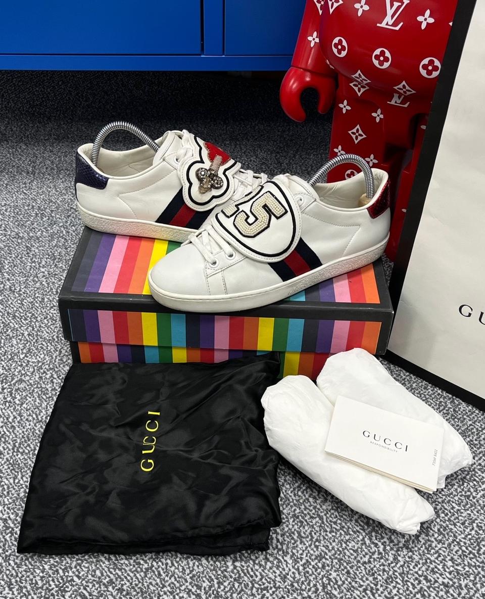 [36] 구찌 에이스 패치 스니커즈 (패치 탈부착)