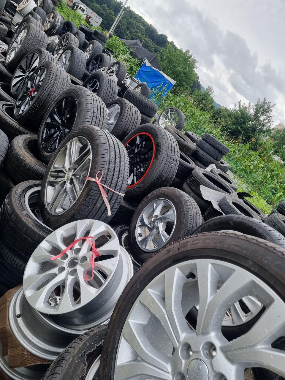 차종별중고휠 타이어.국산.수입차.경기광주.임판.컷팅.벤츠.랜드로버.현대.
