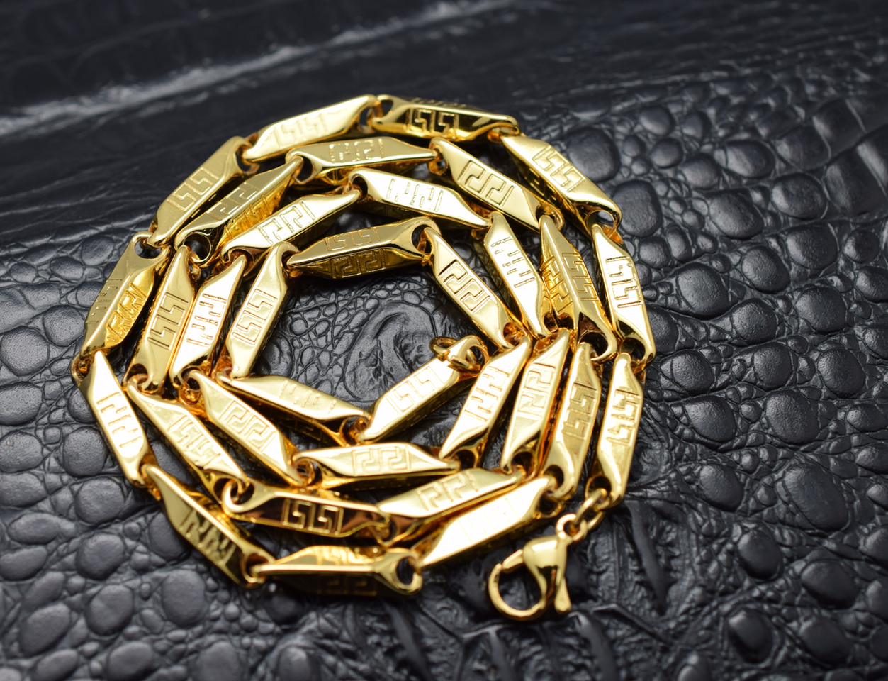 미로 대나무 목걸이4mm