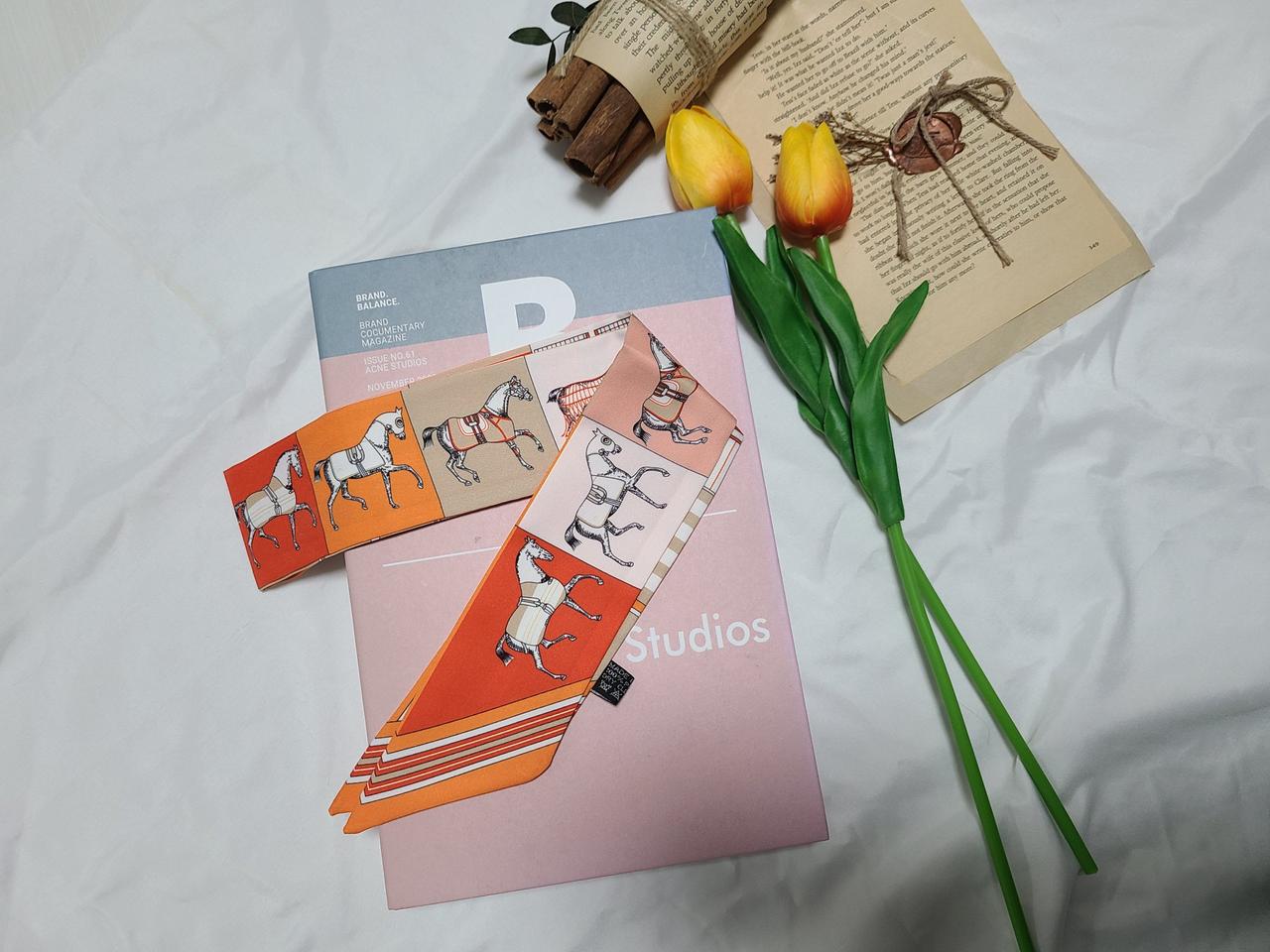 쁘띠 고급 스카프&트윌리