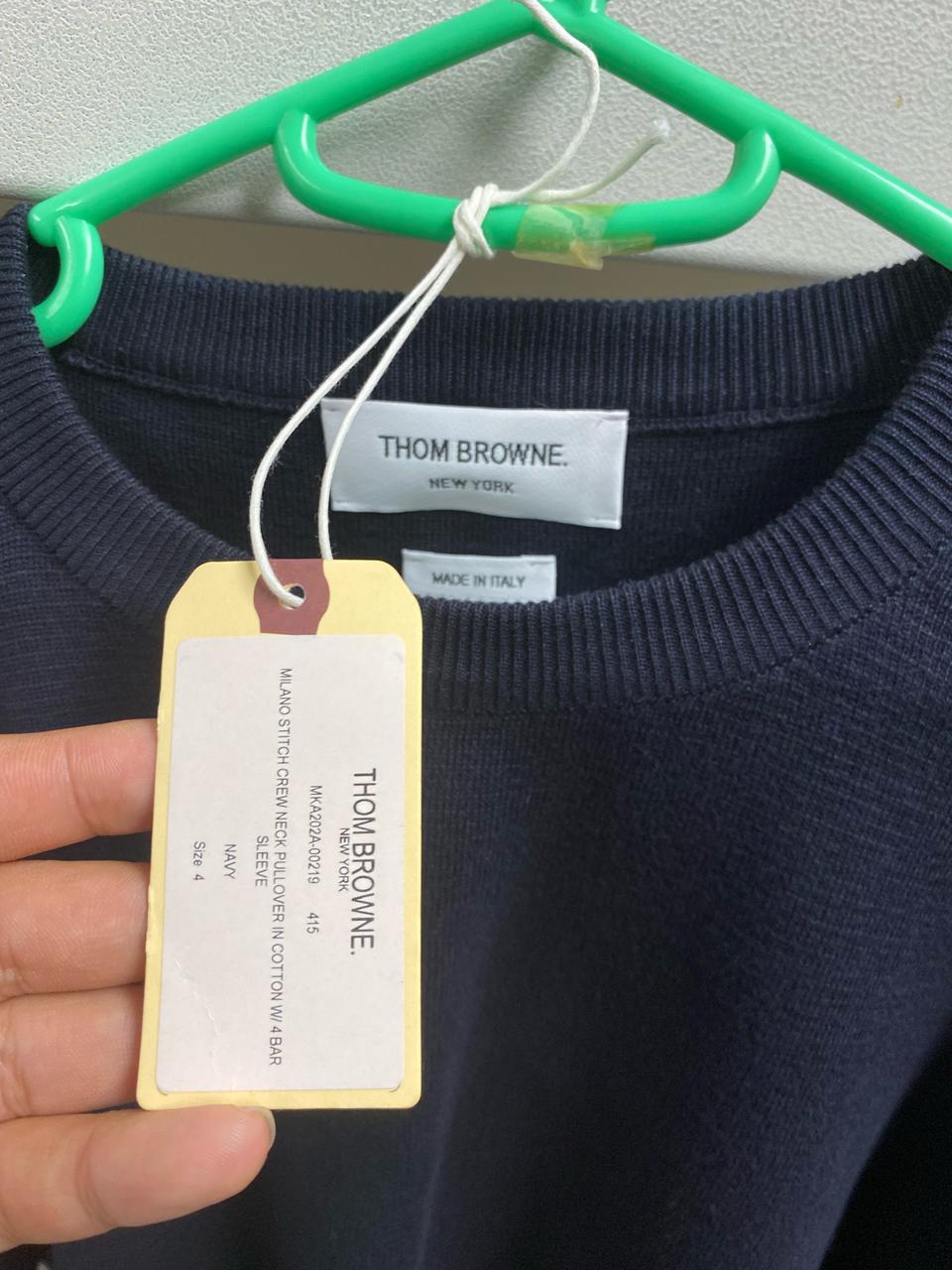 톰브라운 밀라노 4바 니트