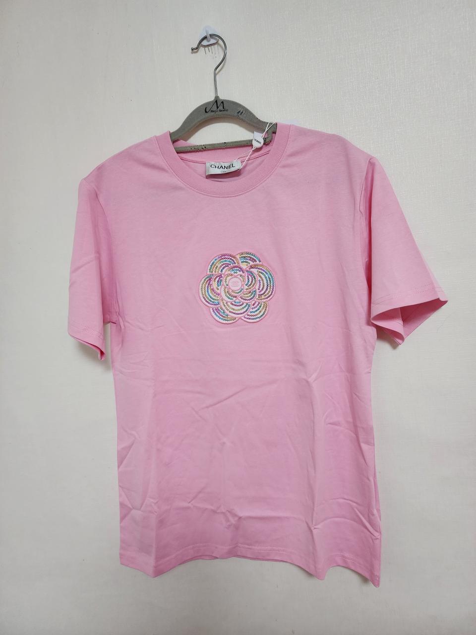 샤넬 까멜리아 티셔츠 66~66반사이즈