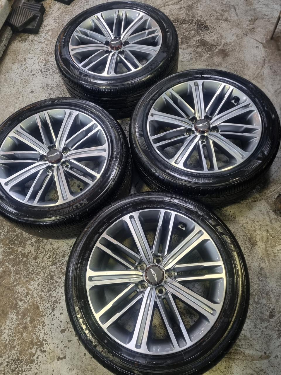 제너시스DH.G80스포츠.중고굿.휠타이어.k8.k7.iG.HG.중고휠타