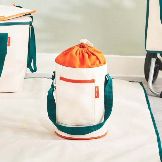 신품 버킷 보냉백,락앤락 SSG랜더스 아웃도어 쿨러백6L방수