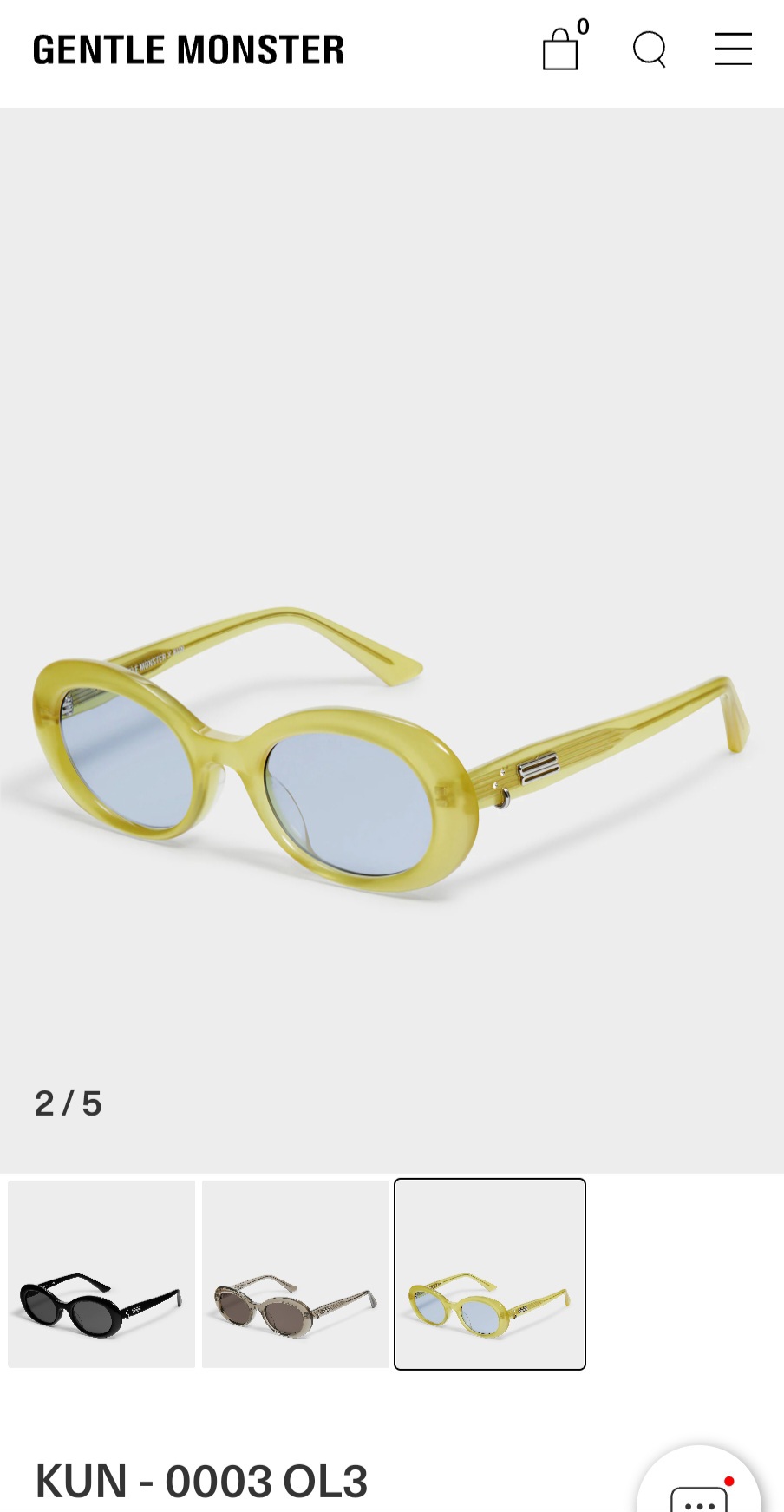 젠틀몬스터 KUN-0003 OL3