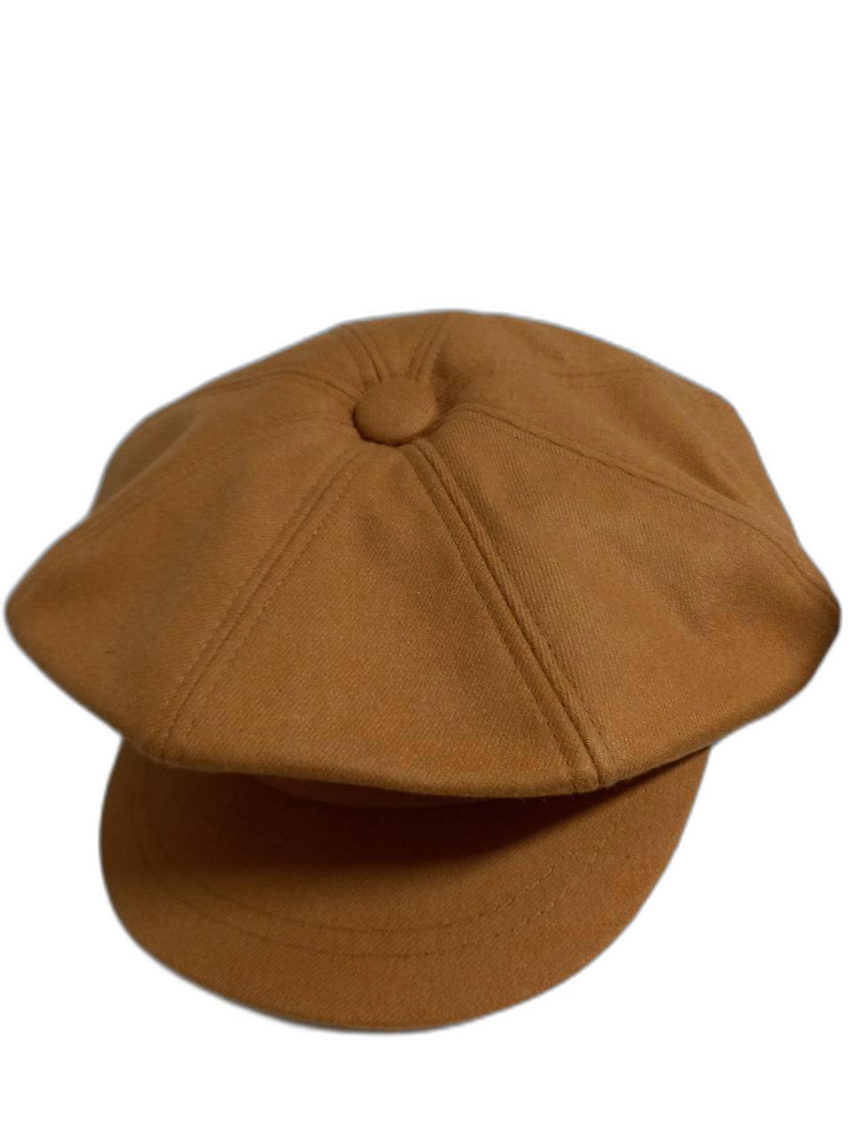 팔각 모직 헌팅캡/  머스터드