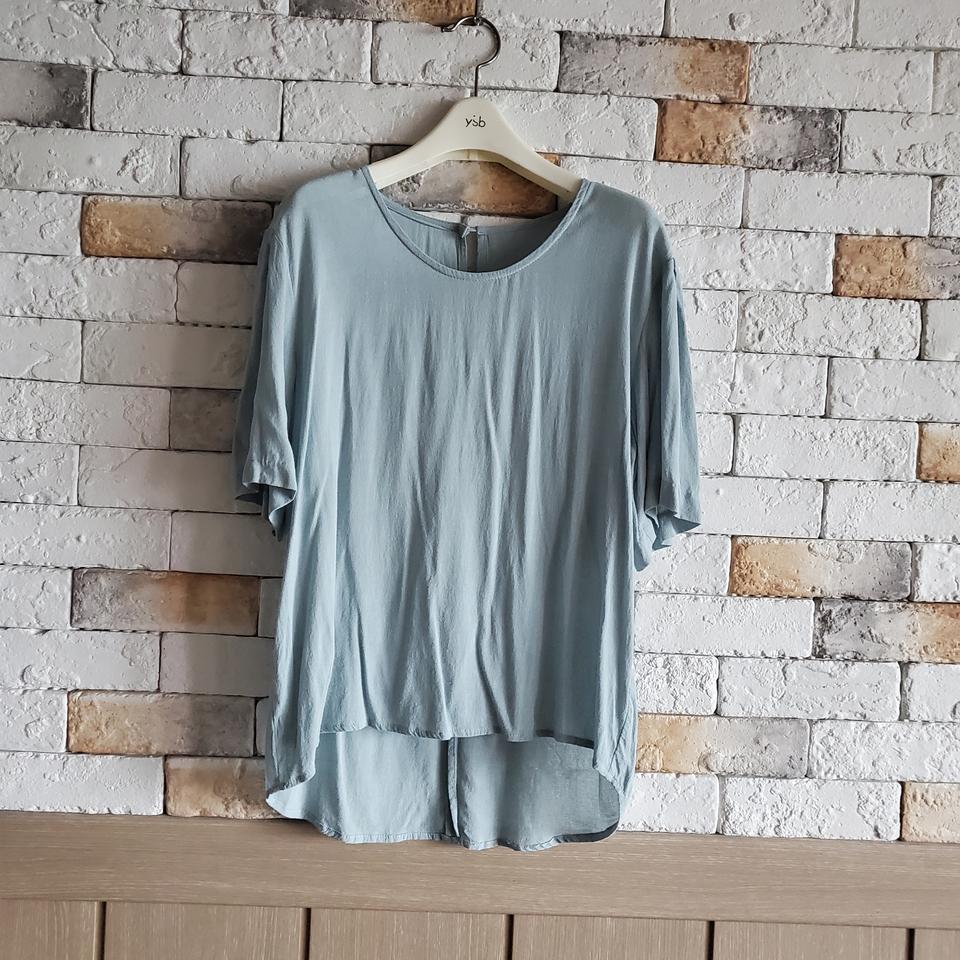 시스루 블라우스