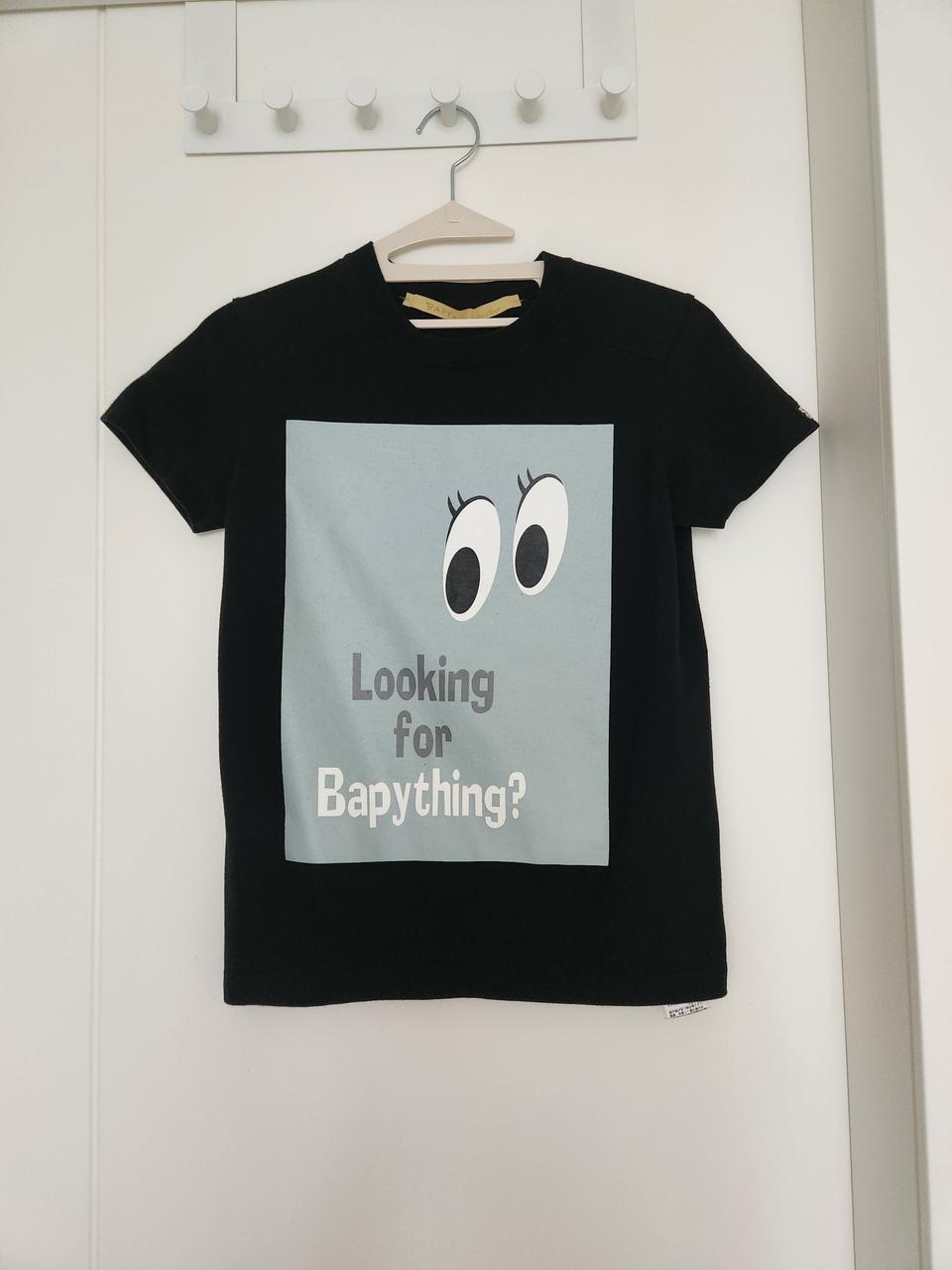 베이피 bapy 슬림 반소매 티셔츠 xs 44사이즈 / bape 베이프