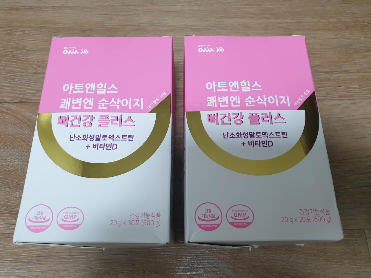 올린아이비 아토앤힐스 쾌변엔 순삭이지 뼈건강 플러스 30포 × 2박스