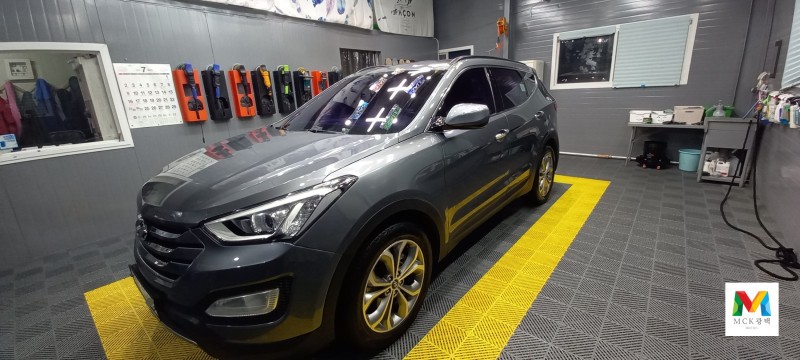 싼타페DM 막광택