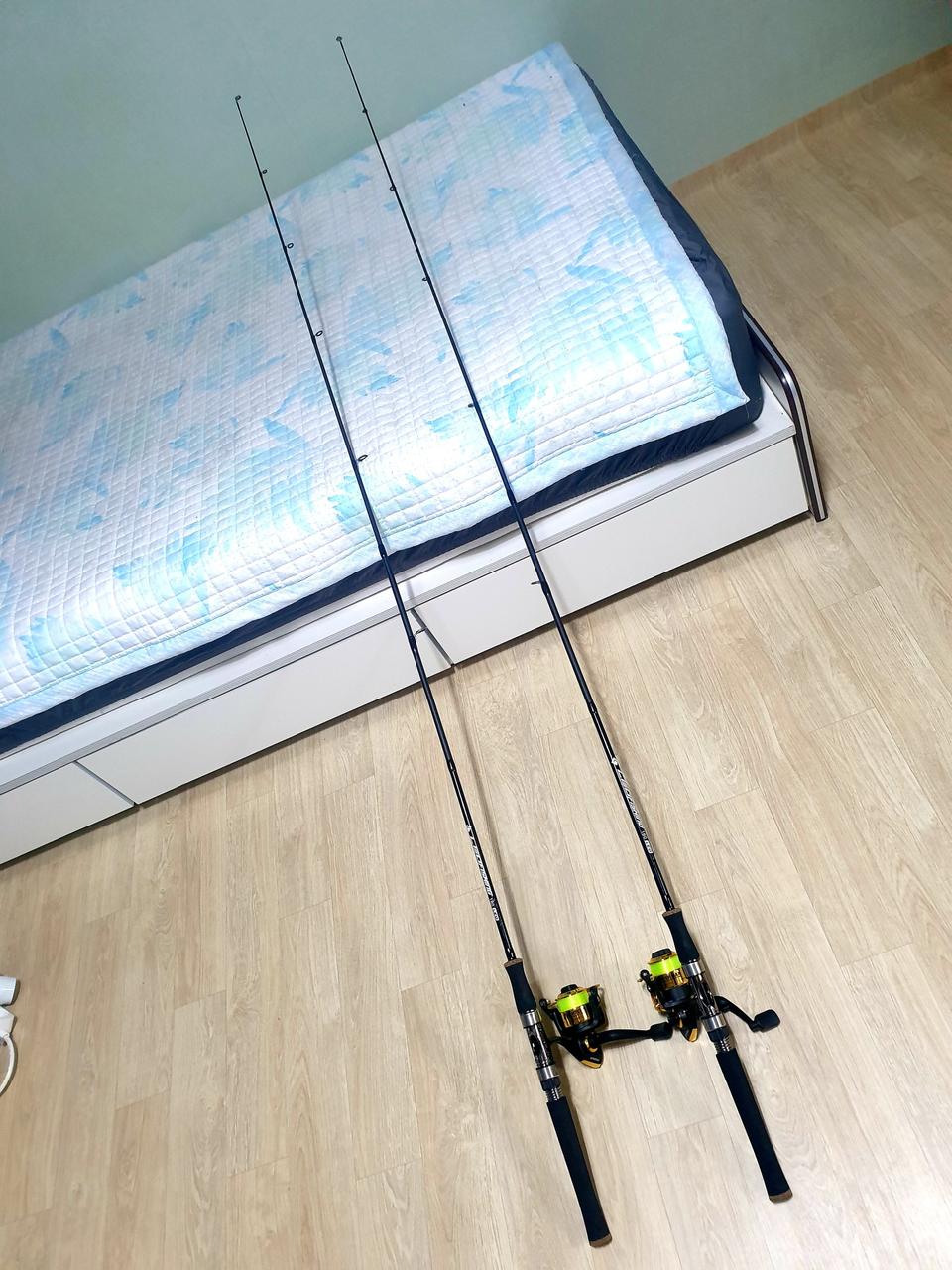 루어낚시대 낚시 2개 민물낚시대 바다낚시대 붕어낚시대 원투낚시대 루어대