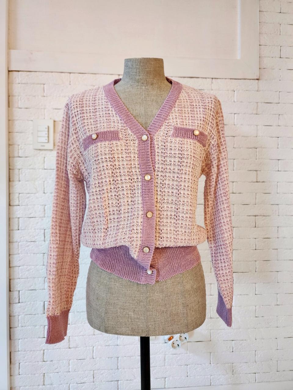 (새상품) 여름/봄 긴팔 가디건 퍼플