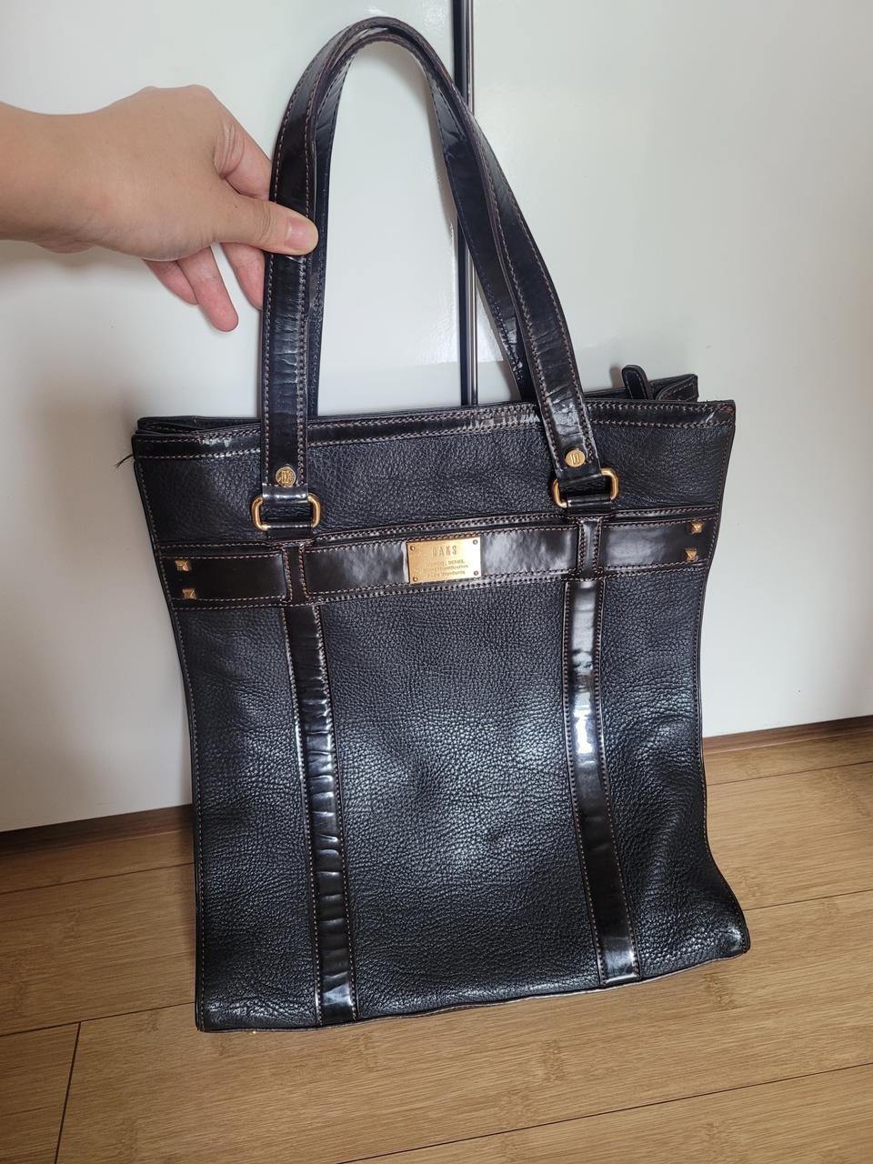 닥스 가죽 토트백
